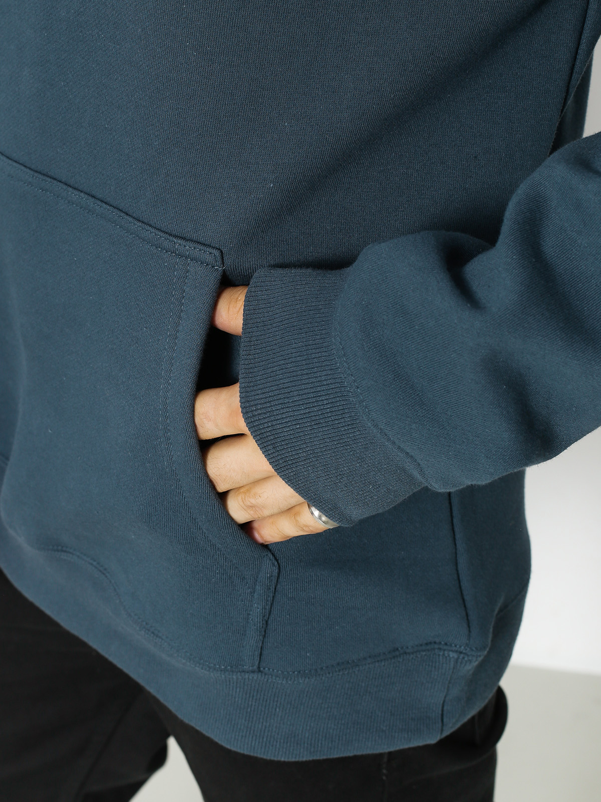 Mikina s kapucí Stussy Smooth Stock HD (ink)