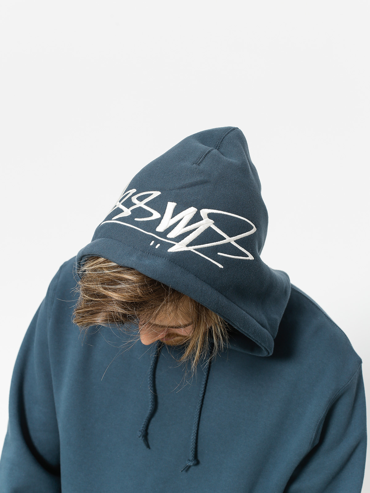 Mikina s kapucí Stussy Smooth Stock HD (ink)