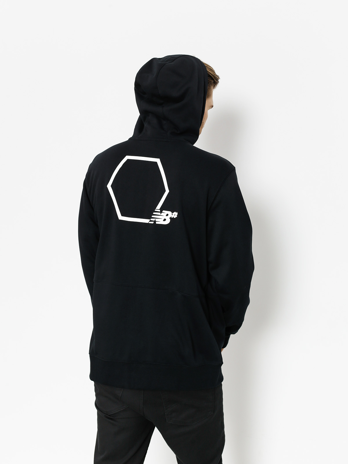 Mikina New Balance Fleece Zip Up (black)