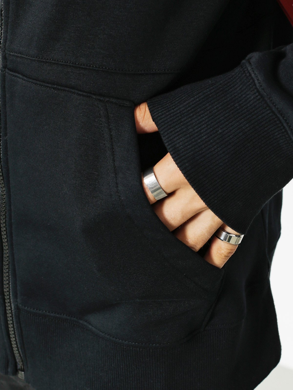 Mikina New Balance Fleece Zip Up (black)