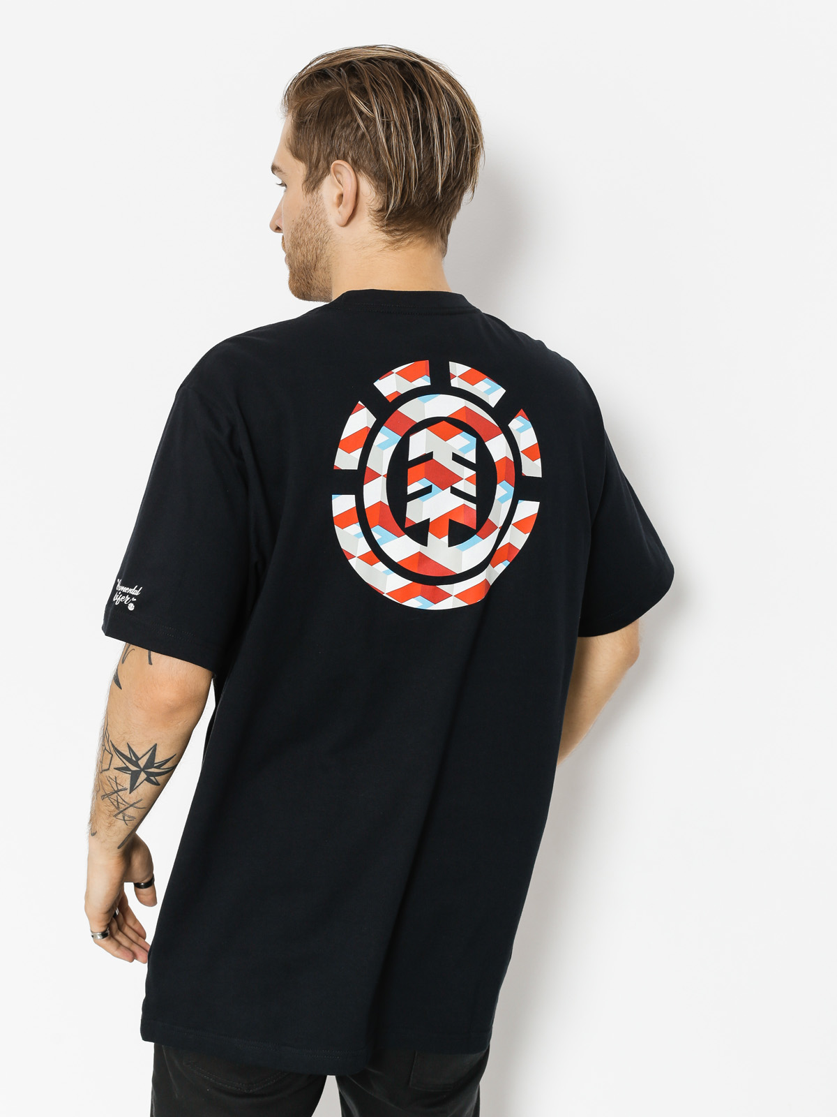 Tričko Element Commit Icon (flint black)