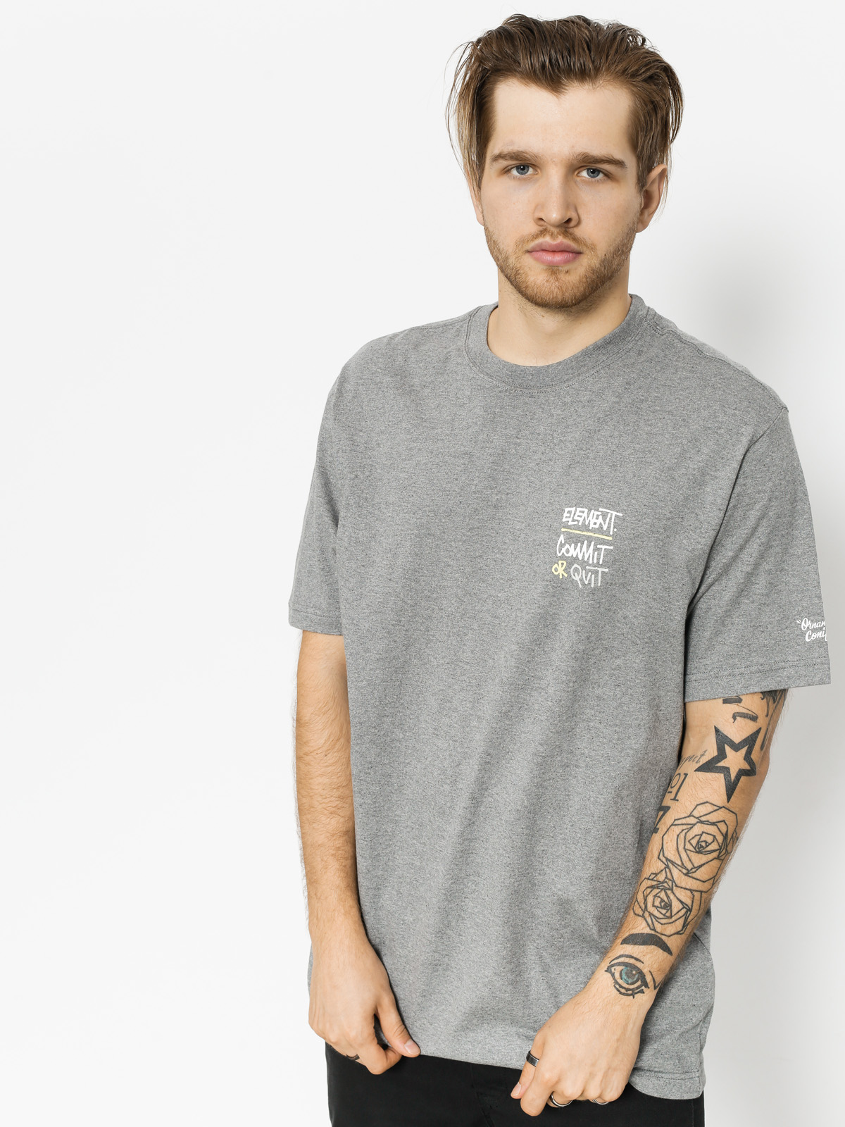 Tričko Element Commit Icon (grey heather)