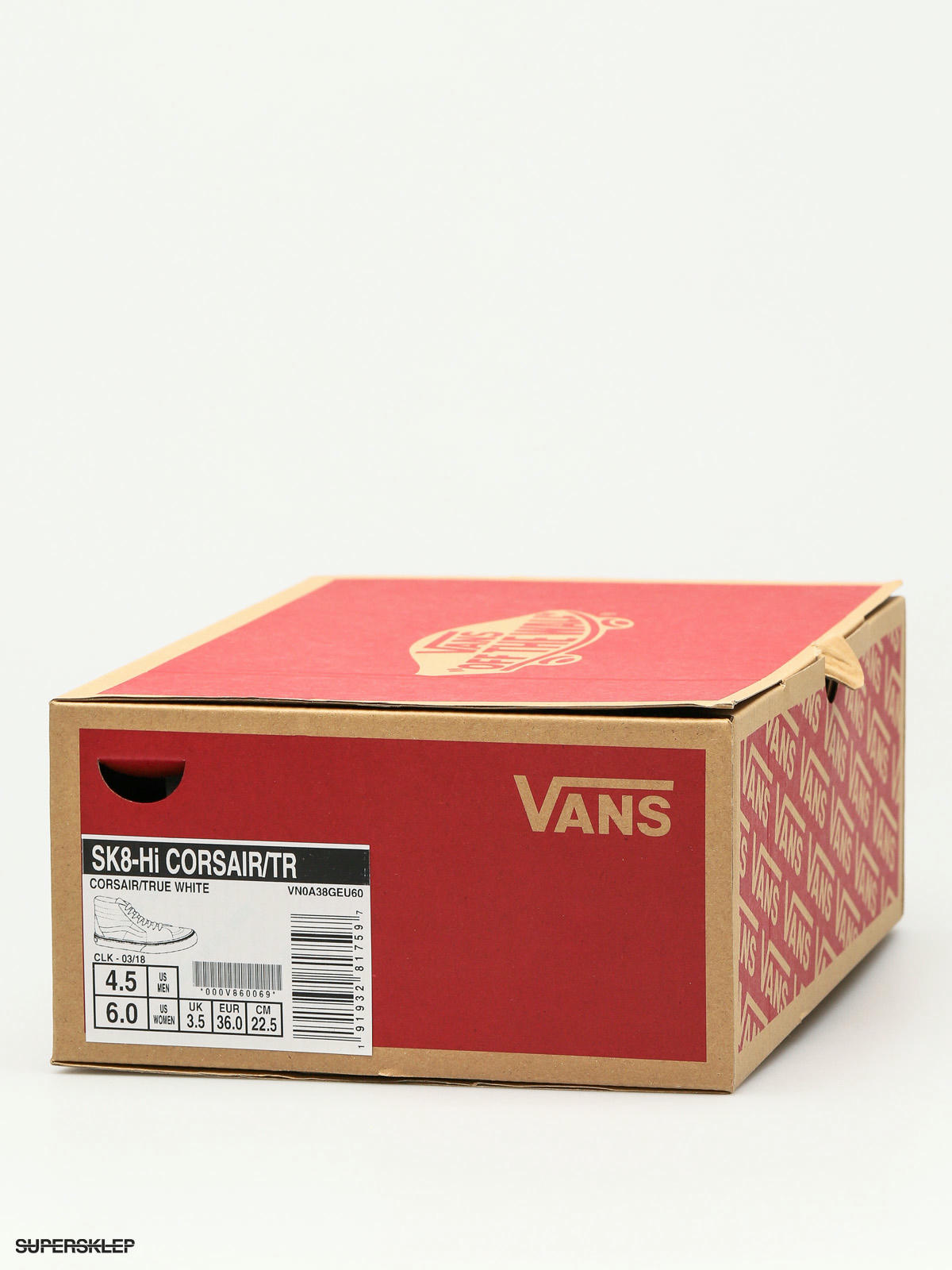 Vans SK8-Hi Men's Shoes Corsair-True White vn0a38ge-u60 