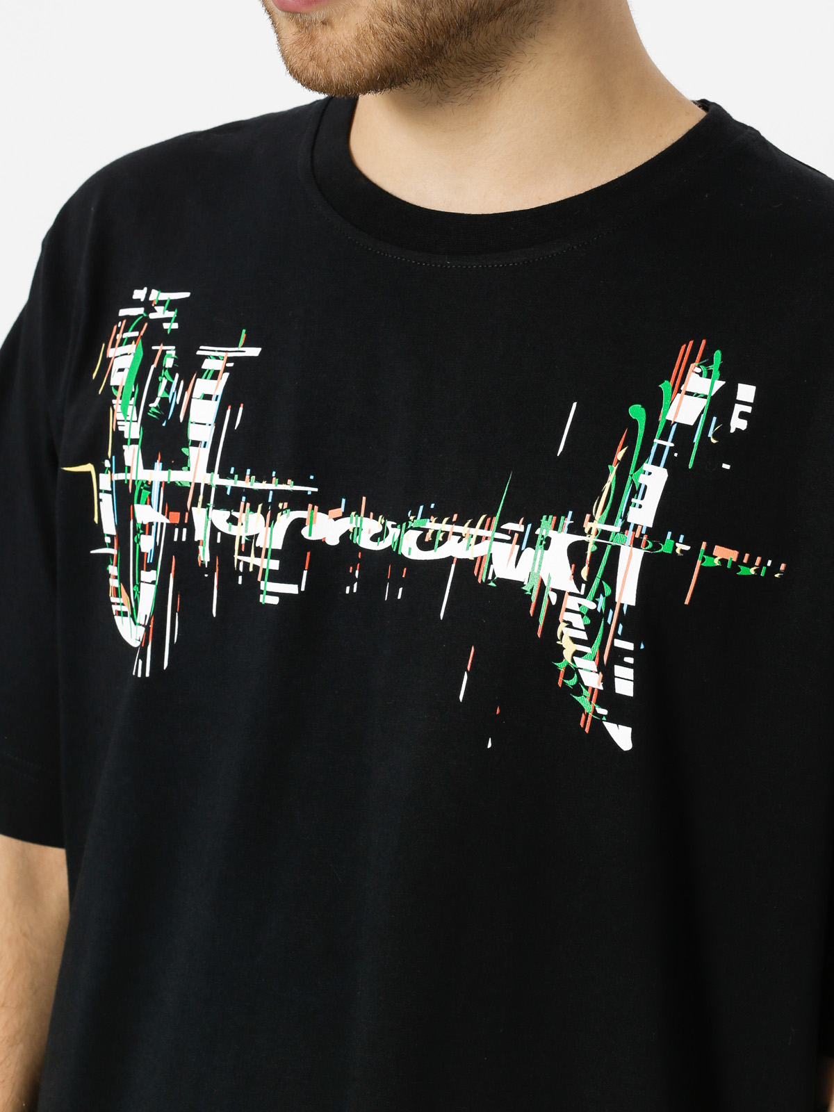 Tričko Stoprocent Colortag (black)