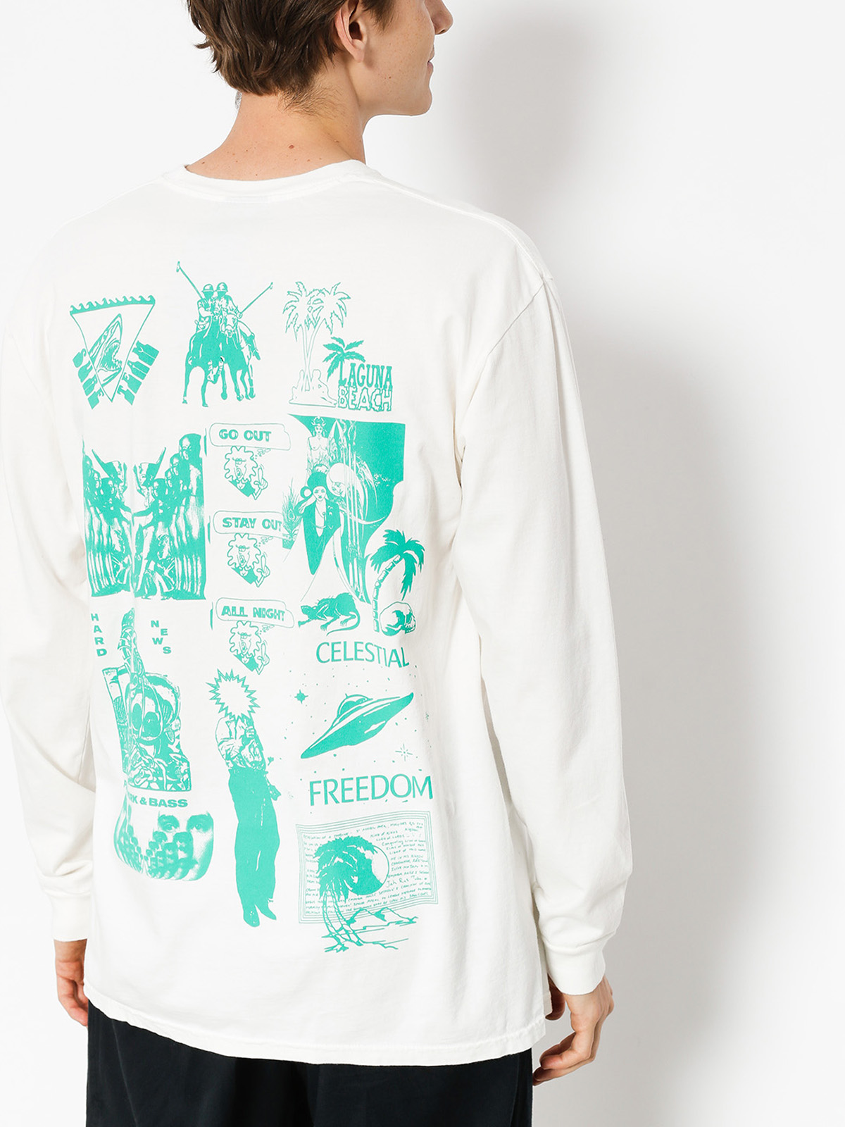 Triko Stussy Mash Pig Dyed (natural/green)