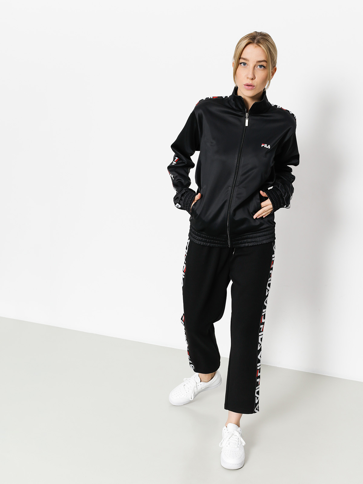 Bunda Fila Strap Track Wmn (black)