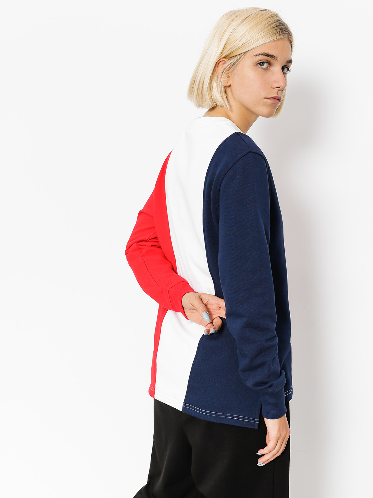 Mikina Fila Sidra Panel Wmn (peacoat/red/white)