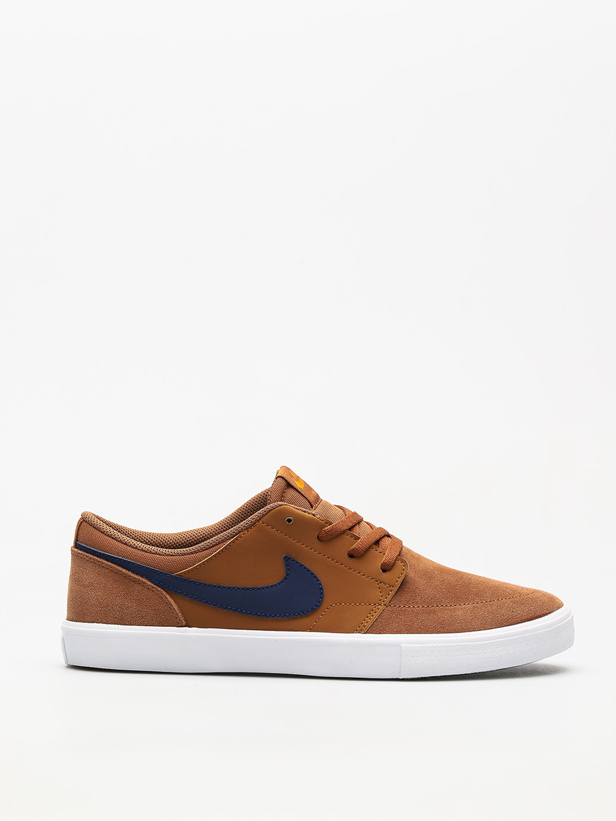 Boty Nike SB Sb Solarsoft Portmore II (lt british tan/blue void black)