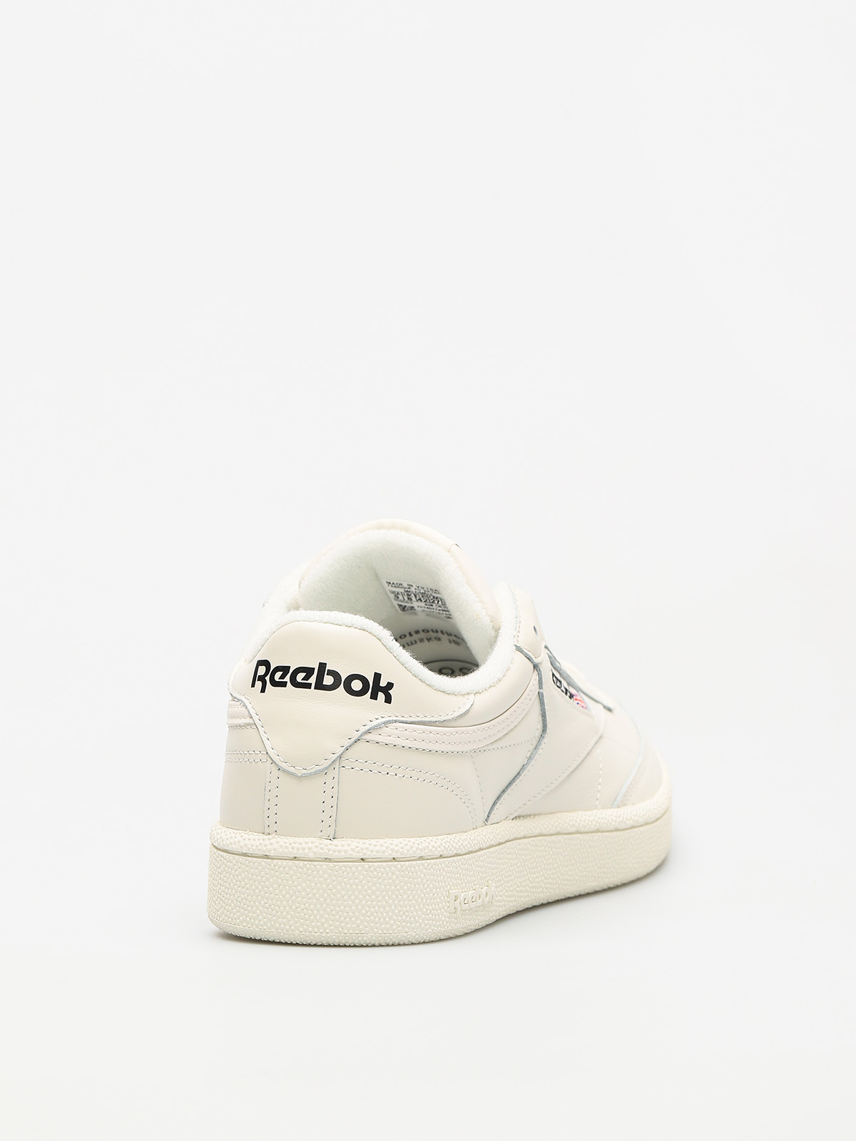 reebok club c chalk black