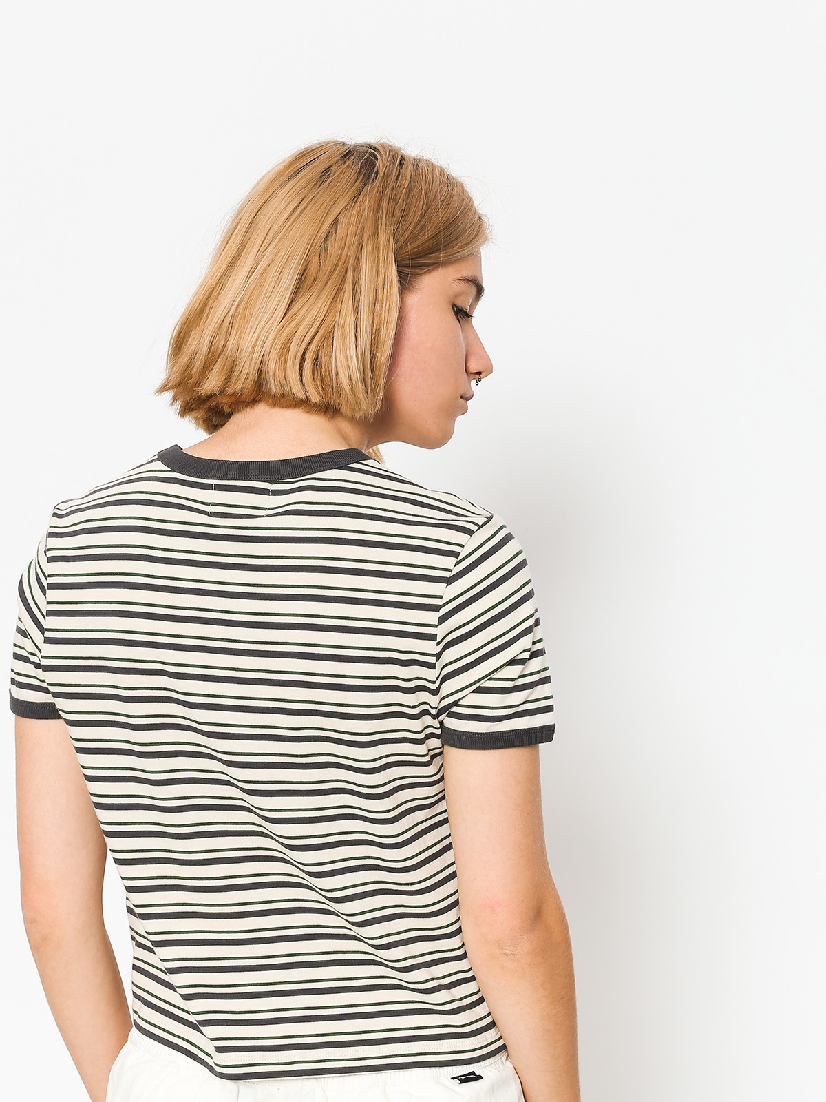 Stussy frankie discount striped ringer tee