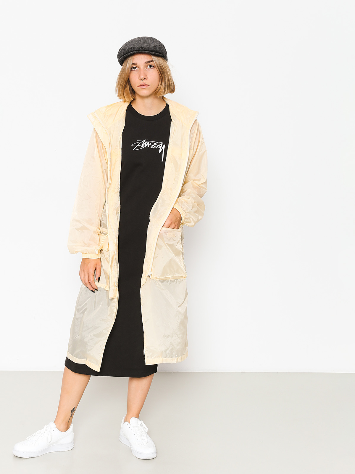 Bunda Stussy Clio Transparent Wmn (off white)
