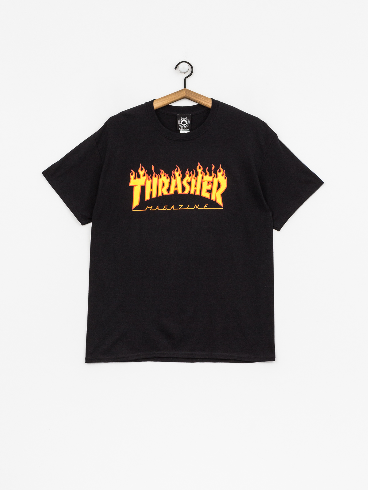Tričko Thrasher Flame Logo (black)