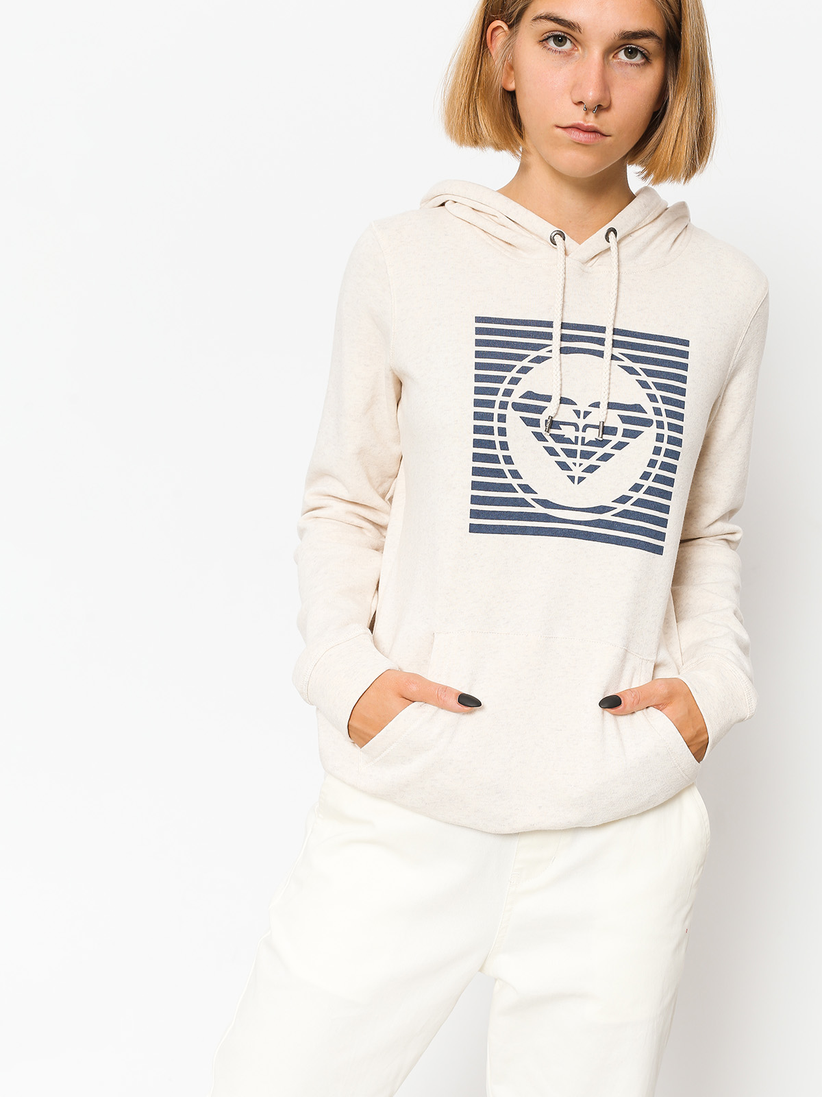 Mikina s kapucí Roxy Full Of Joy HD Wmn (metro heather)