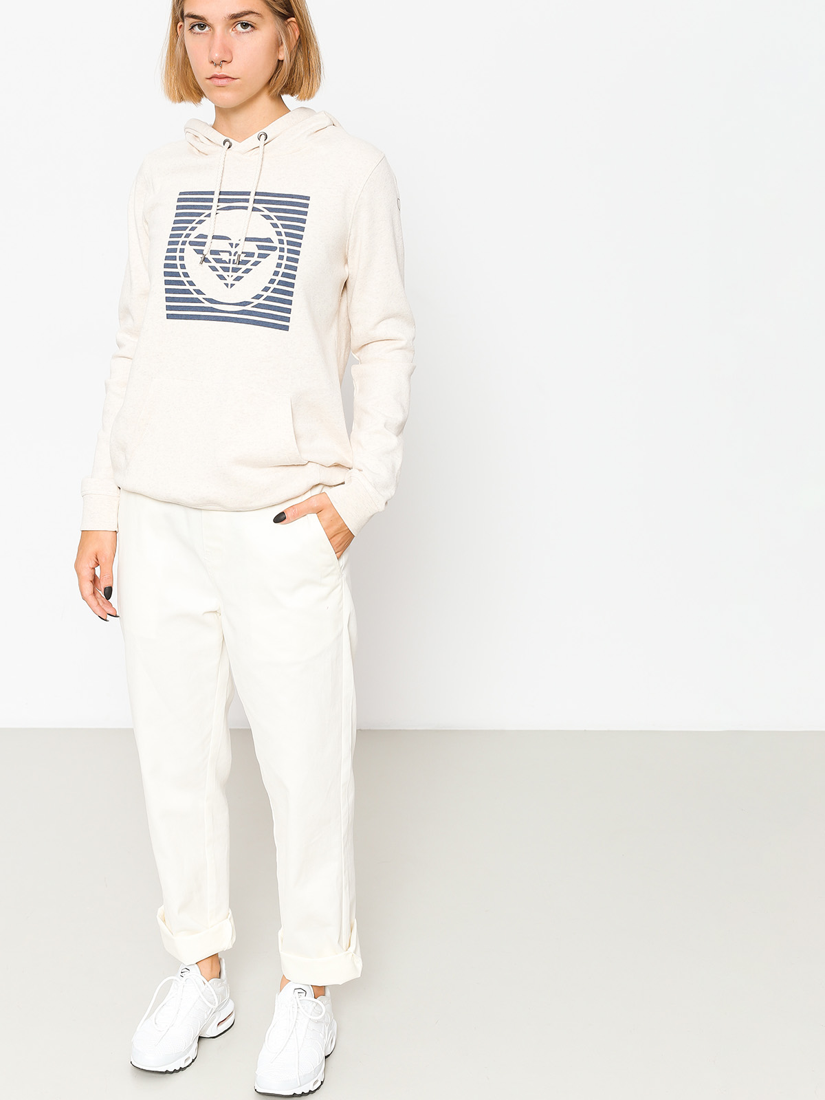 Mikina s kapucí Roxy Full Of Joy HD Wmn (metro heather)