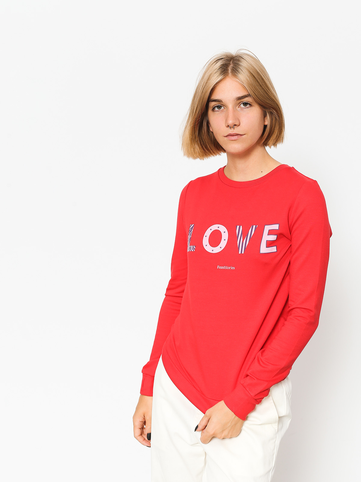 Mikina Femi Stories Love Wmn (mrd)