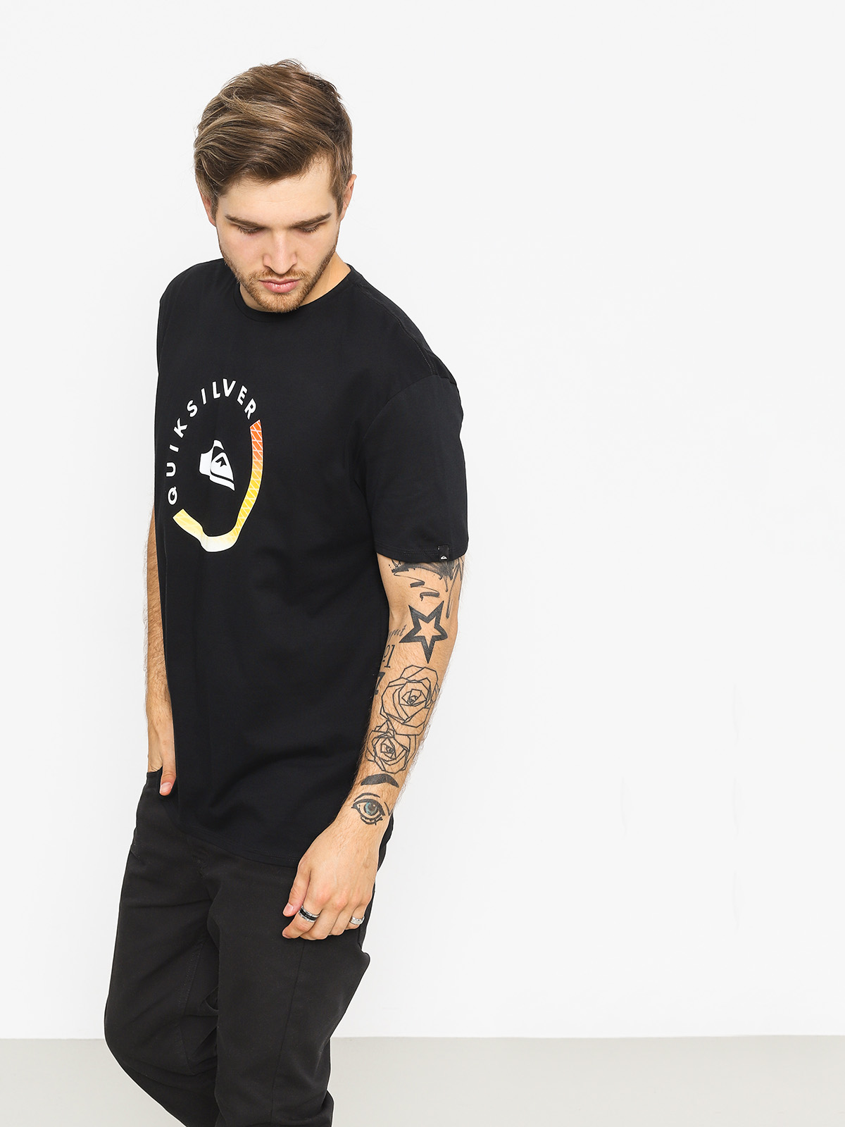 Tričko Quiksilver Slab Session (black)