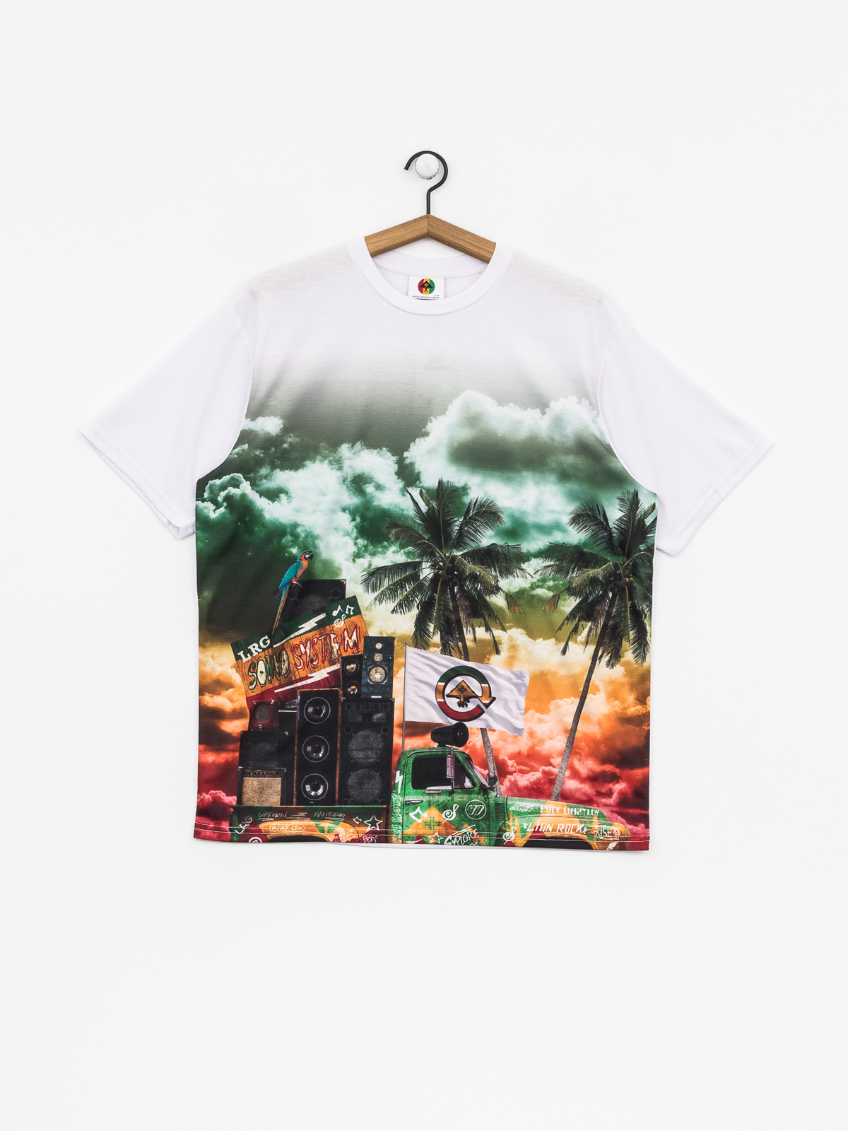 Tričko LRG Soundsystem (white)