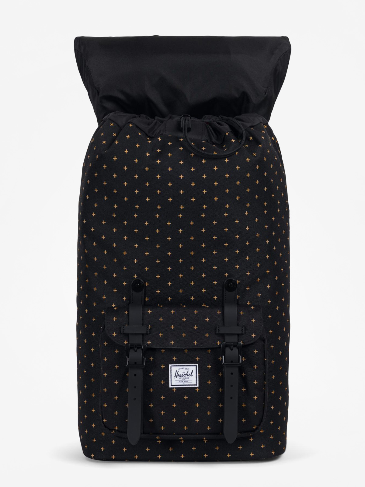 Batoh Herschel Supply Co. Little America erna black gridlock gold