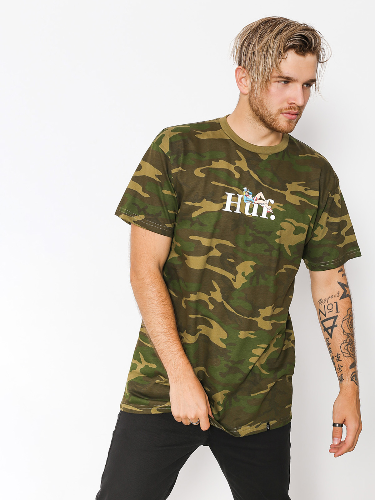 huf camo shirt