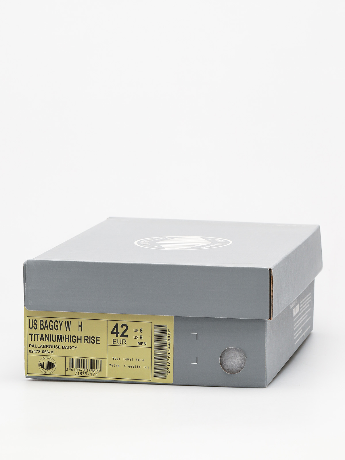 Boty Palladium Us Baggy W (titanium/high rise)