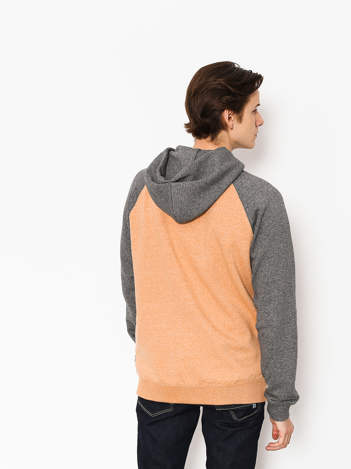 Mikina s kapucí Quiksilver Everyday ZHD (inca gold heather)