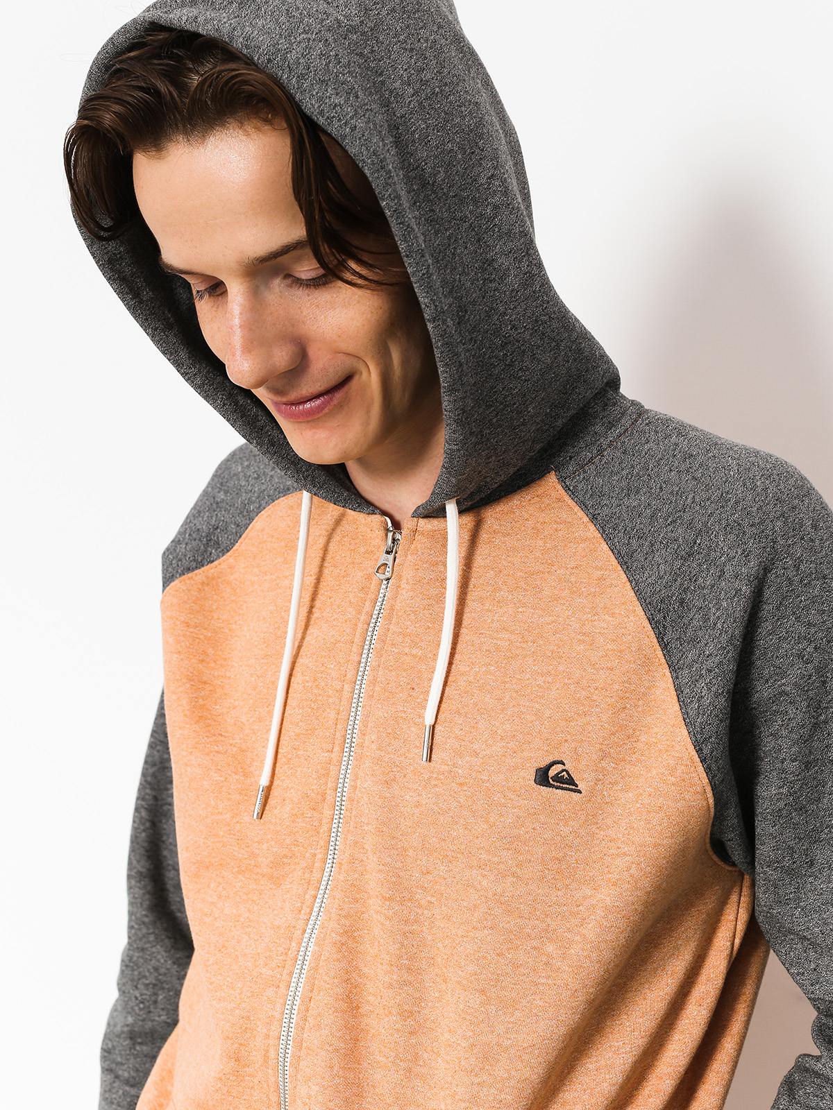 Mikina s kapucí Quiksilver Everyday ZHD (inca gold heather)