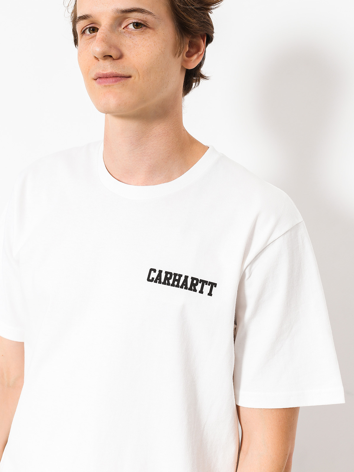 Tričko Carhartt WIP College Script (white)