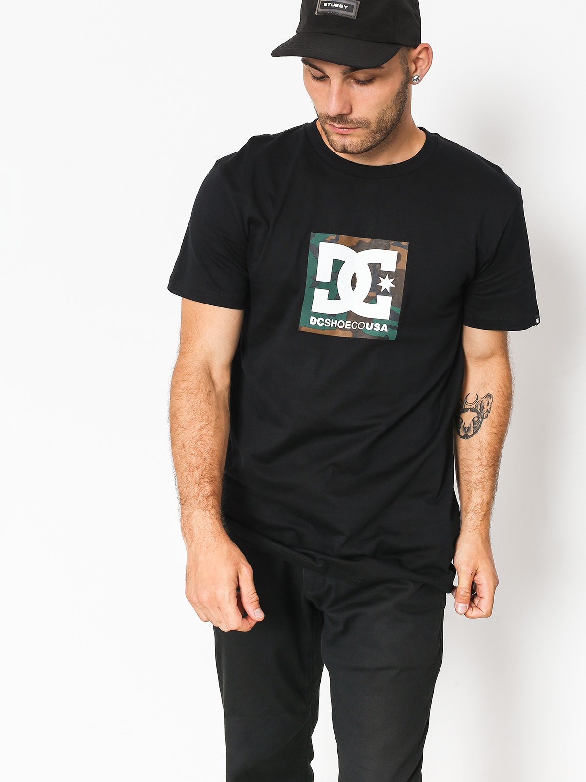 Tričko DC Camo Boxing (black)