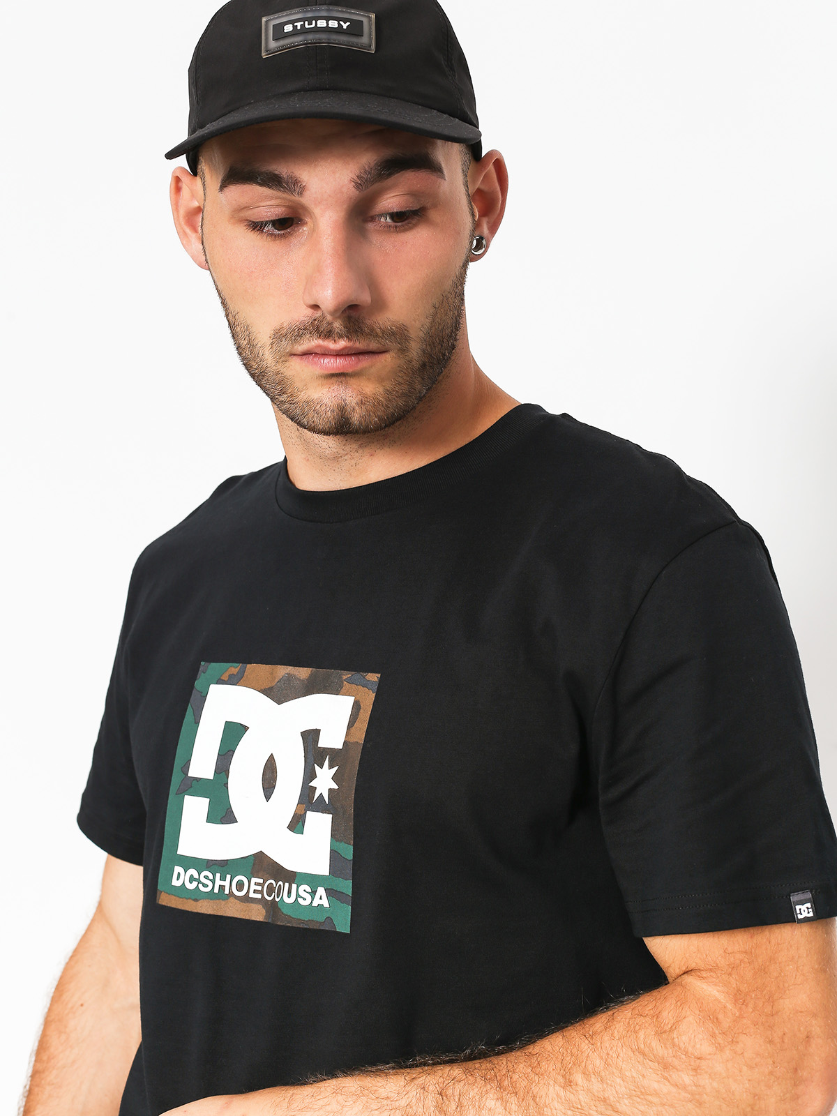 Tričko DC Camo Boxing (black)