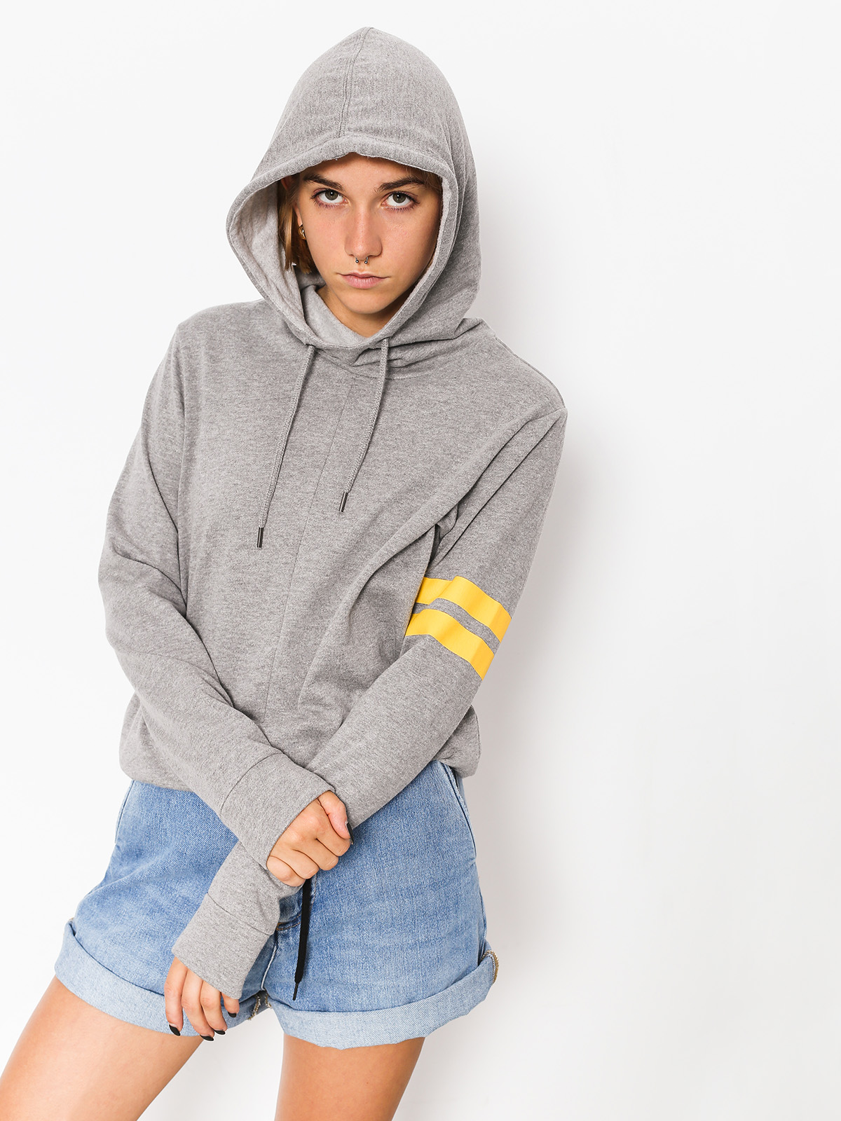Mikina s kapucí Element Romeo Wmn (grey heather)