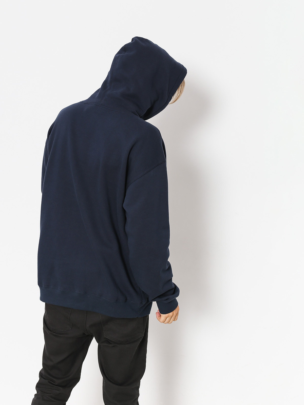 Mikina s kapucí Primitive Nuevo Script HD (navy)