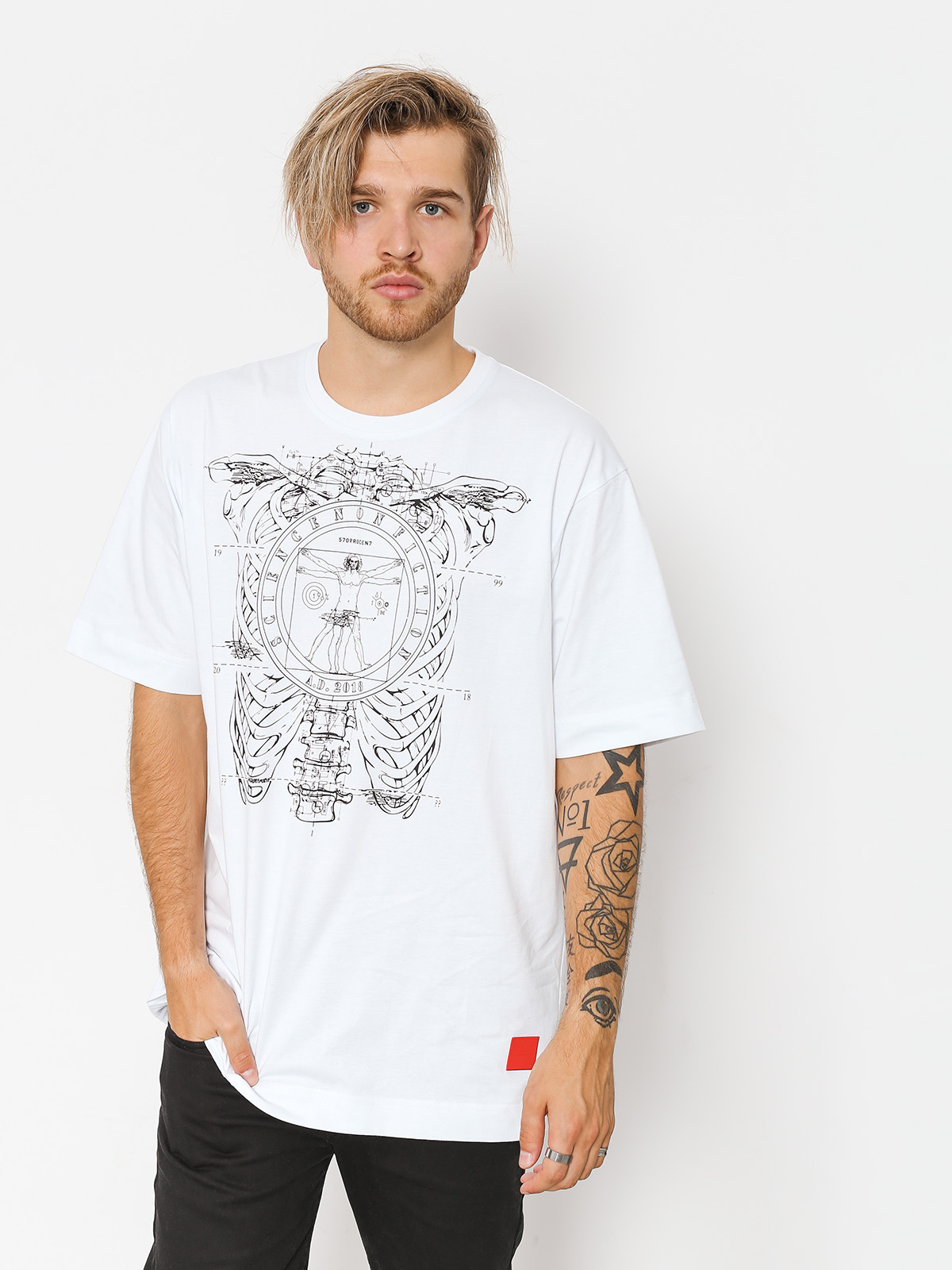 Tričko Stoprocent Vinci (white)