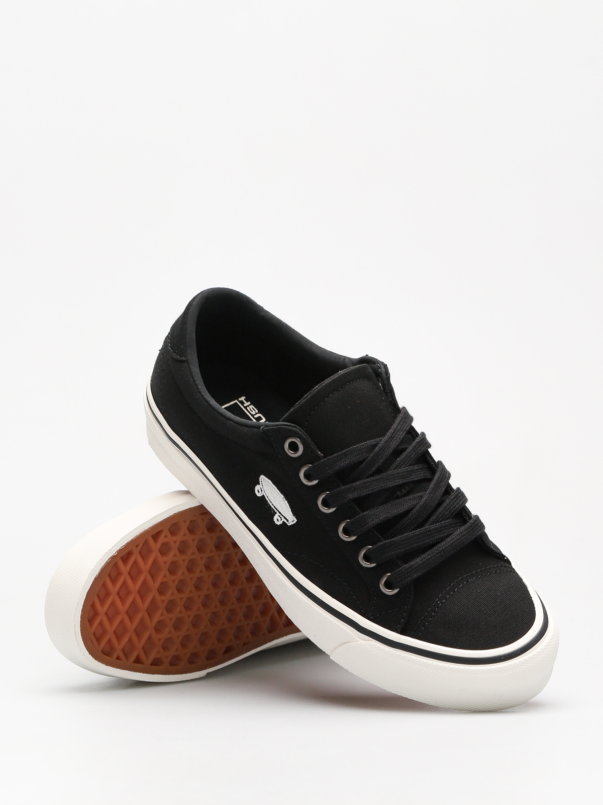 Vans court hot sale icon black