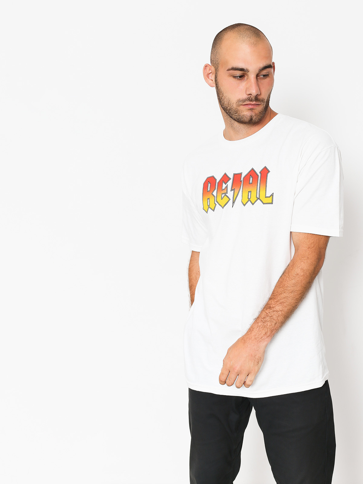 Tričko Real Deeds Hwy 2 Hel (white/red)