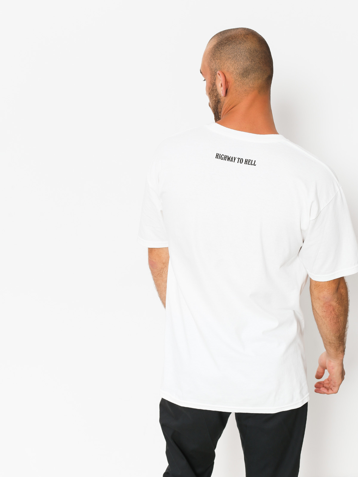 Tričko Real Deeds Hwy 2 Hel (white/red)