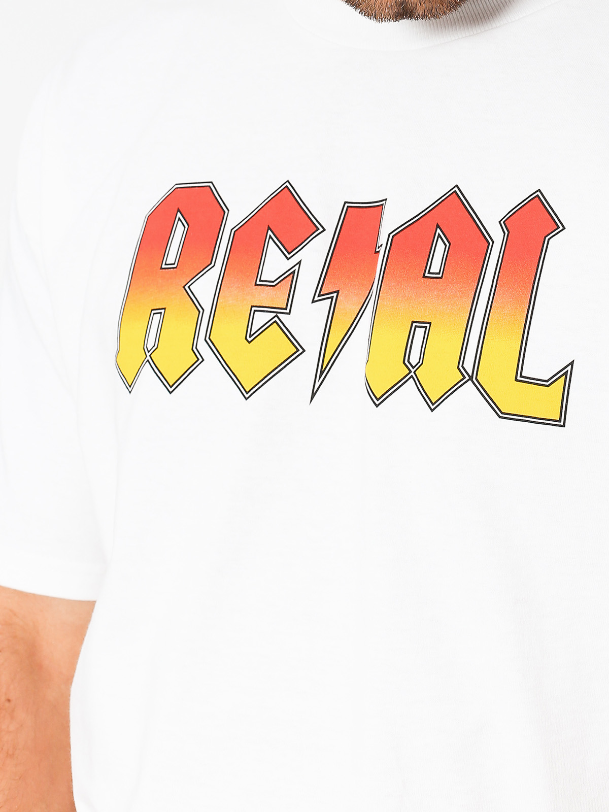 Tričko Real Deeds Hwy 2 Hel (white/red)