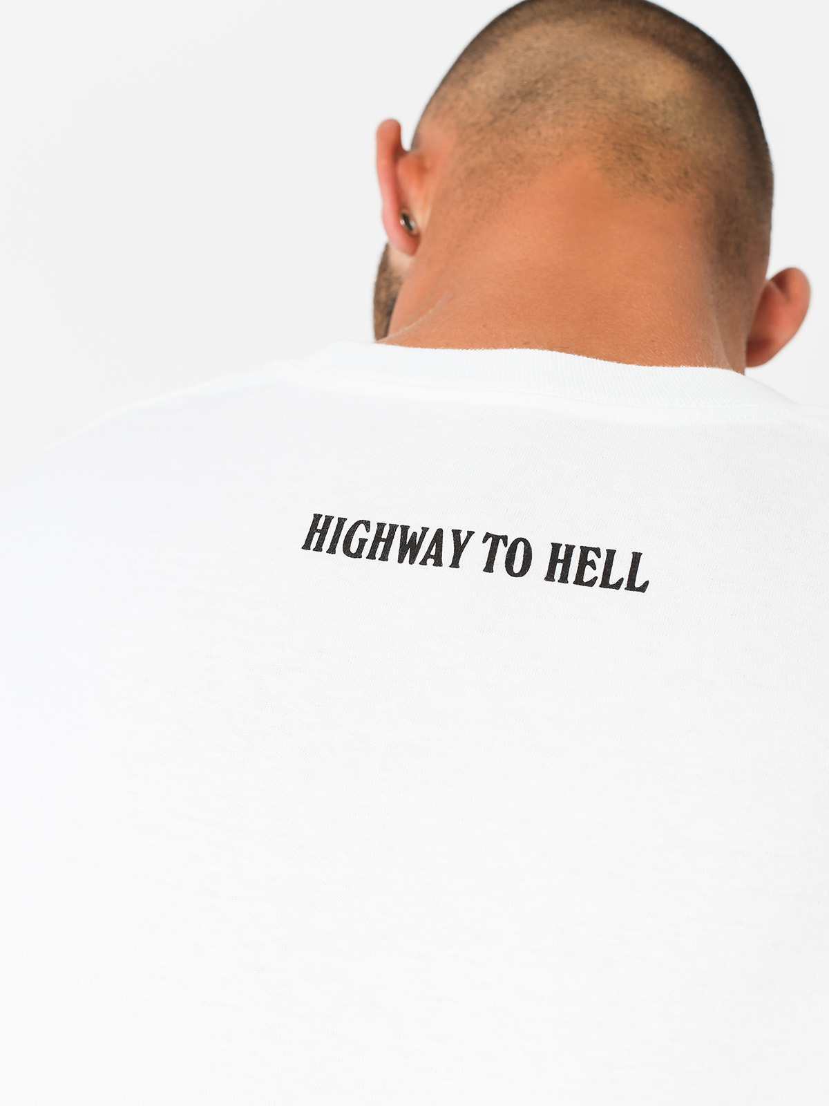 Tričko Real Deeds Hwy 2 Hel (white/red)