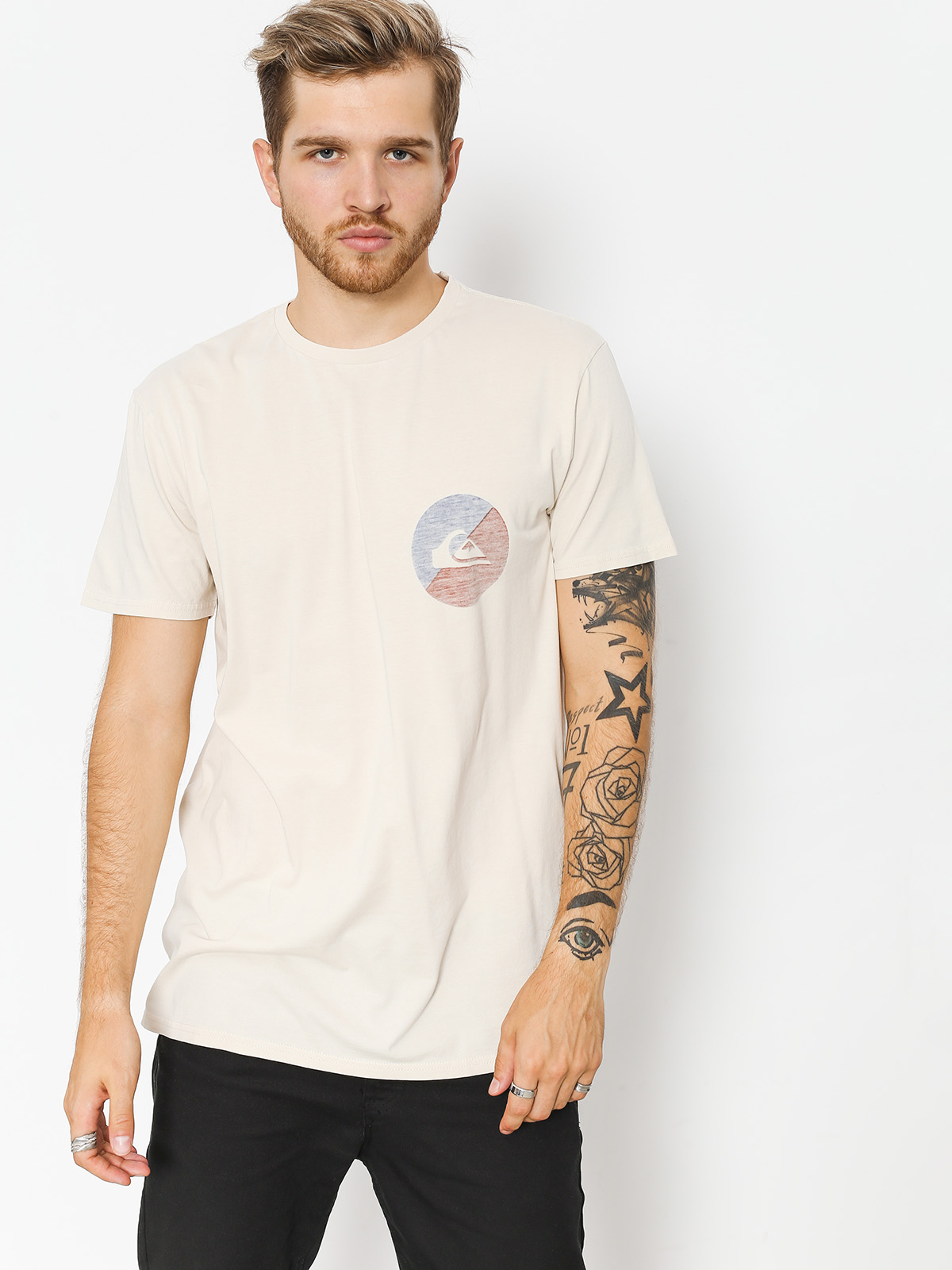 Tričko Quiksilver Shook Up (oatmeal)