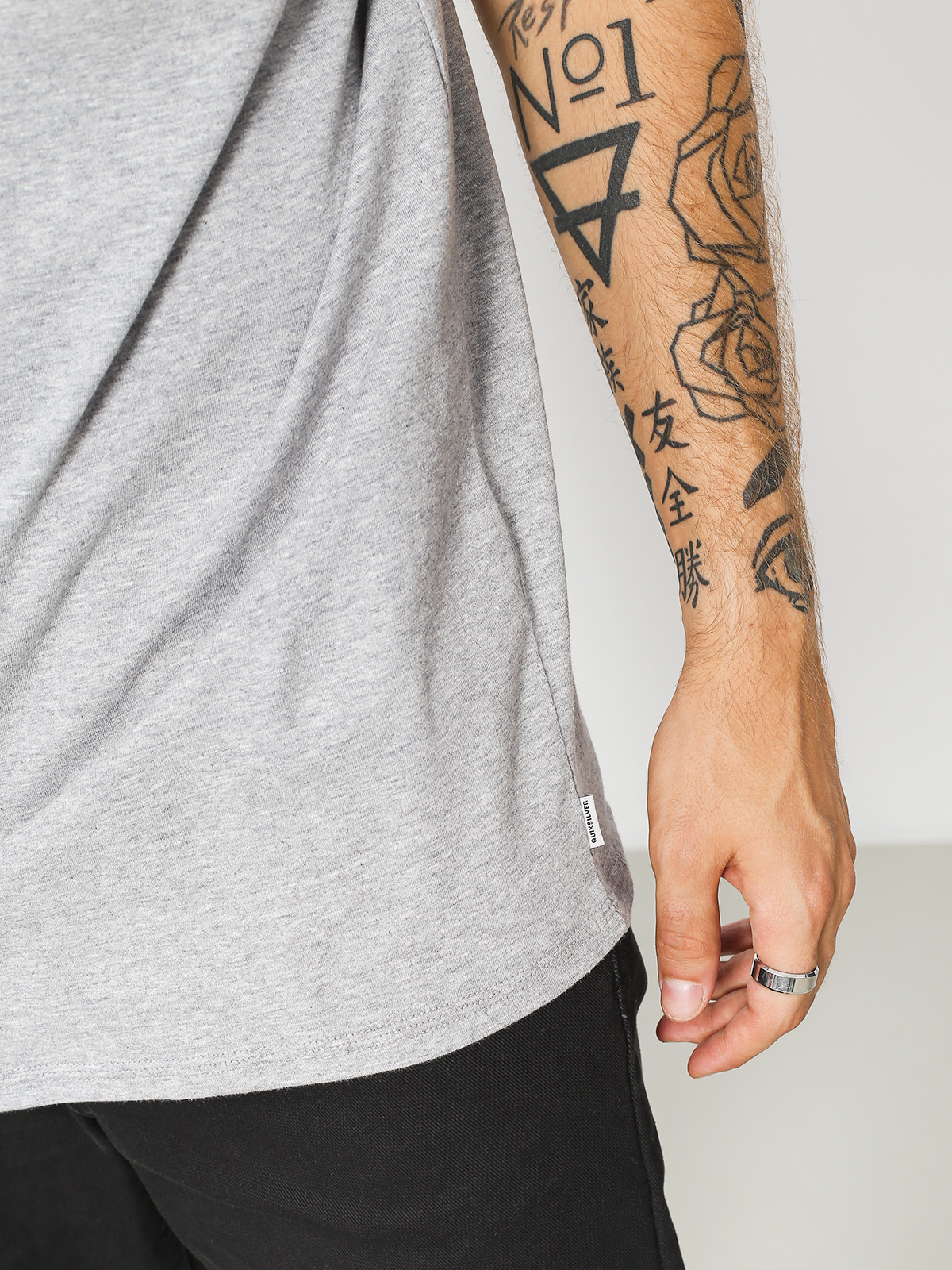 Tričko Quiksilver Glady Our E Back (sleet heather)