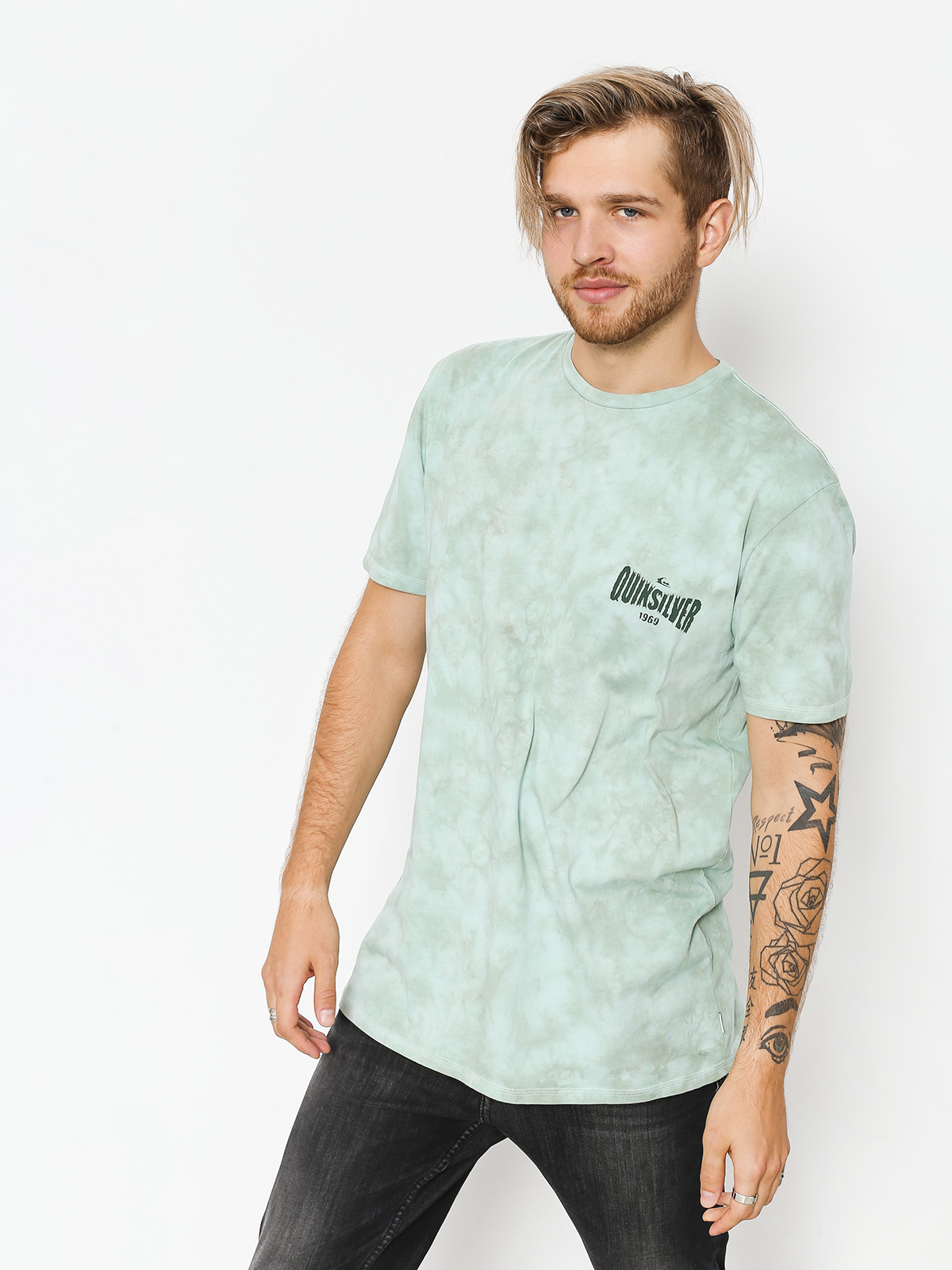 Tričko Quiksilver Rock In Rails (blue haze)