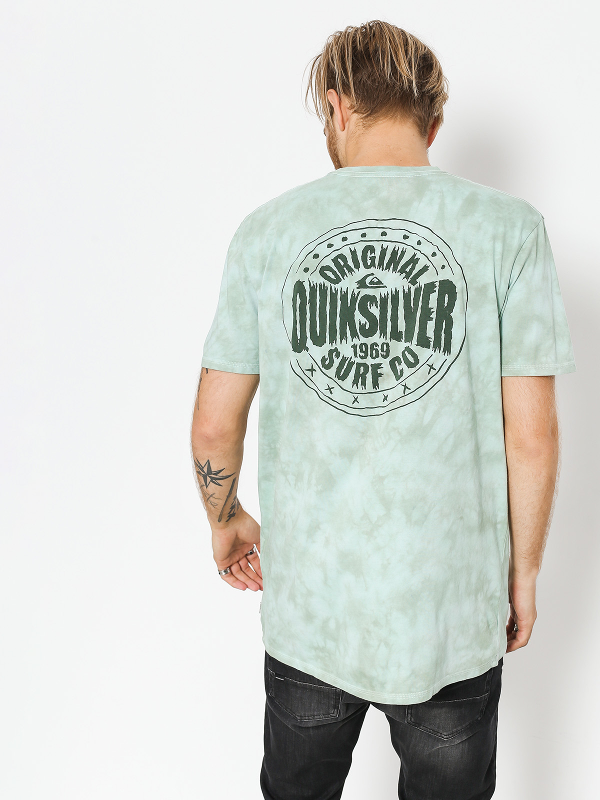 Tričko Quiksilver Rock In Rails (blue haze)