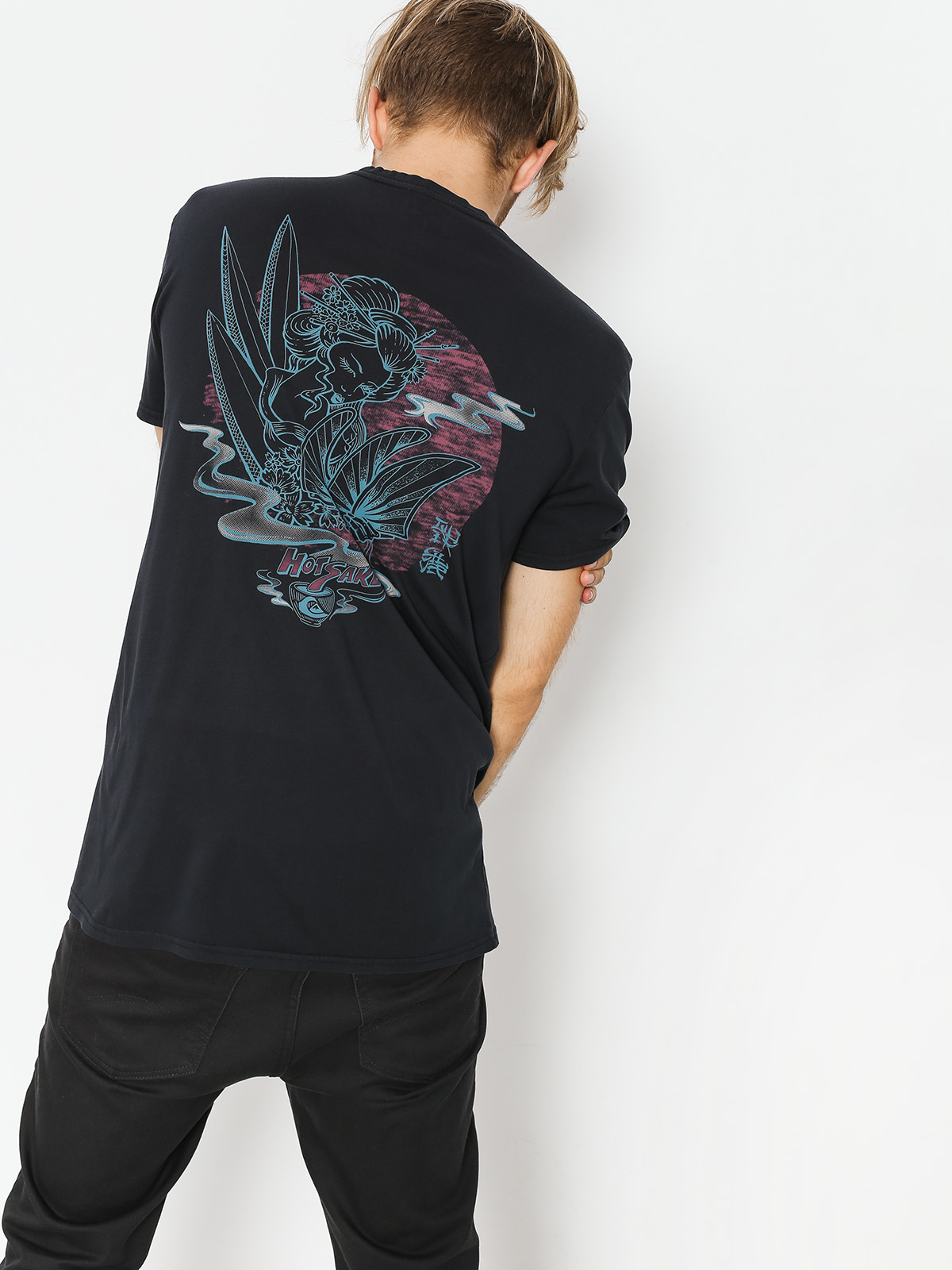 Tričko Quiksilver Hot Sake (black)