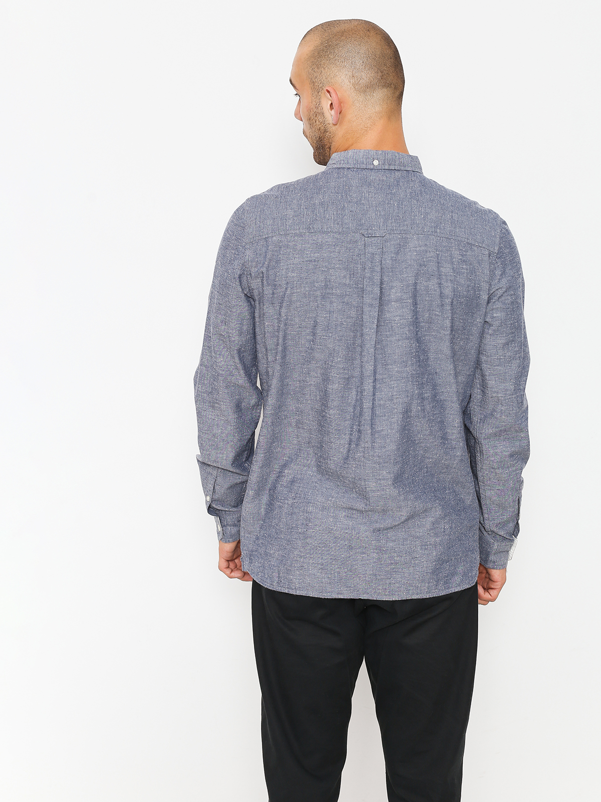 Košile Element Greene Neps Ls (navy)