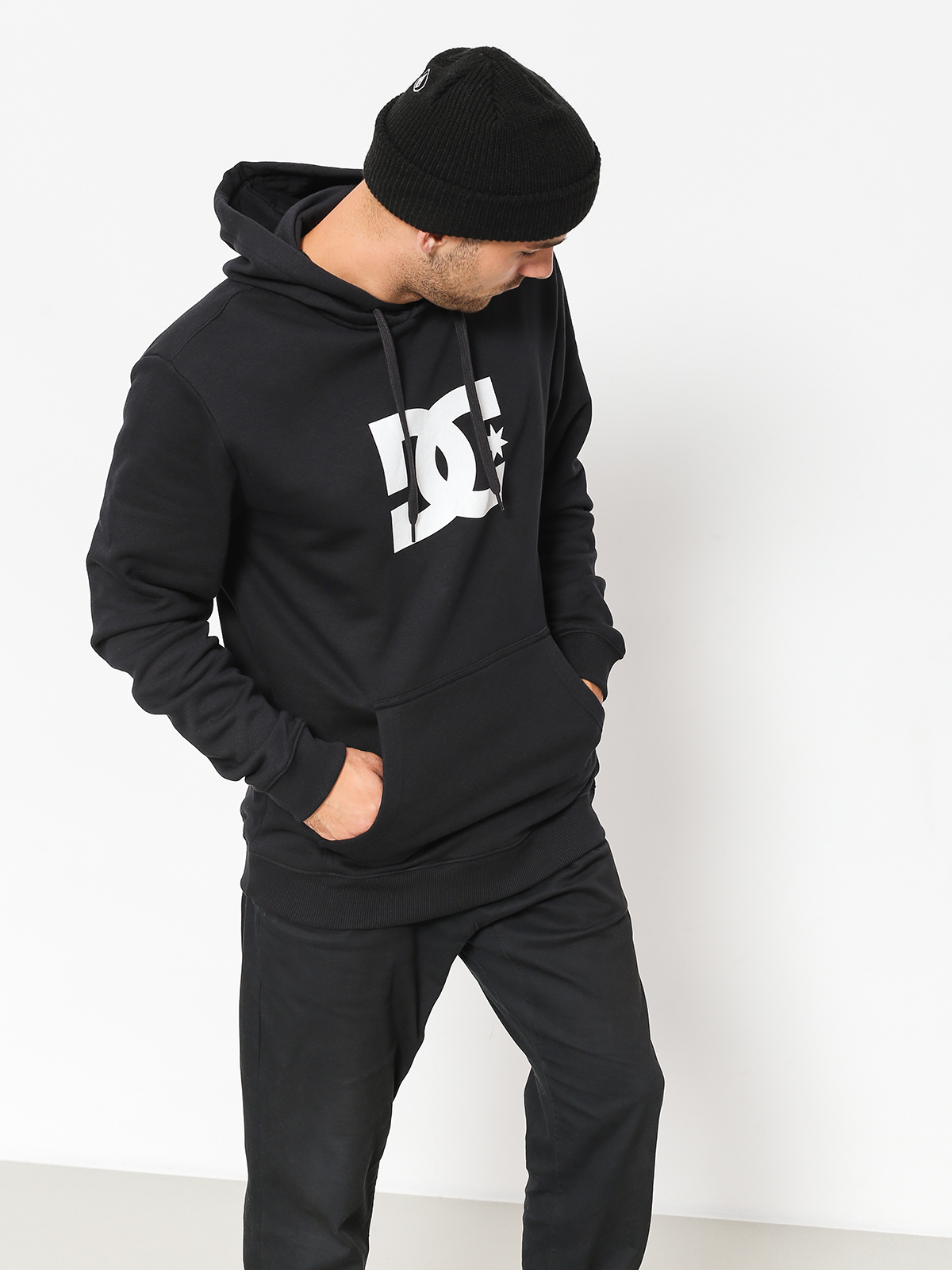 Mikina s kapucí DC Star HD (black)