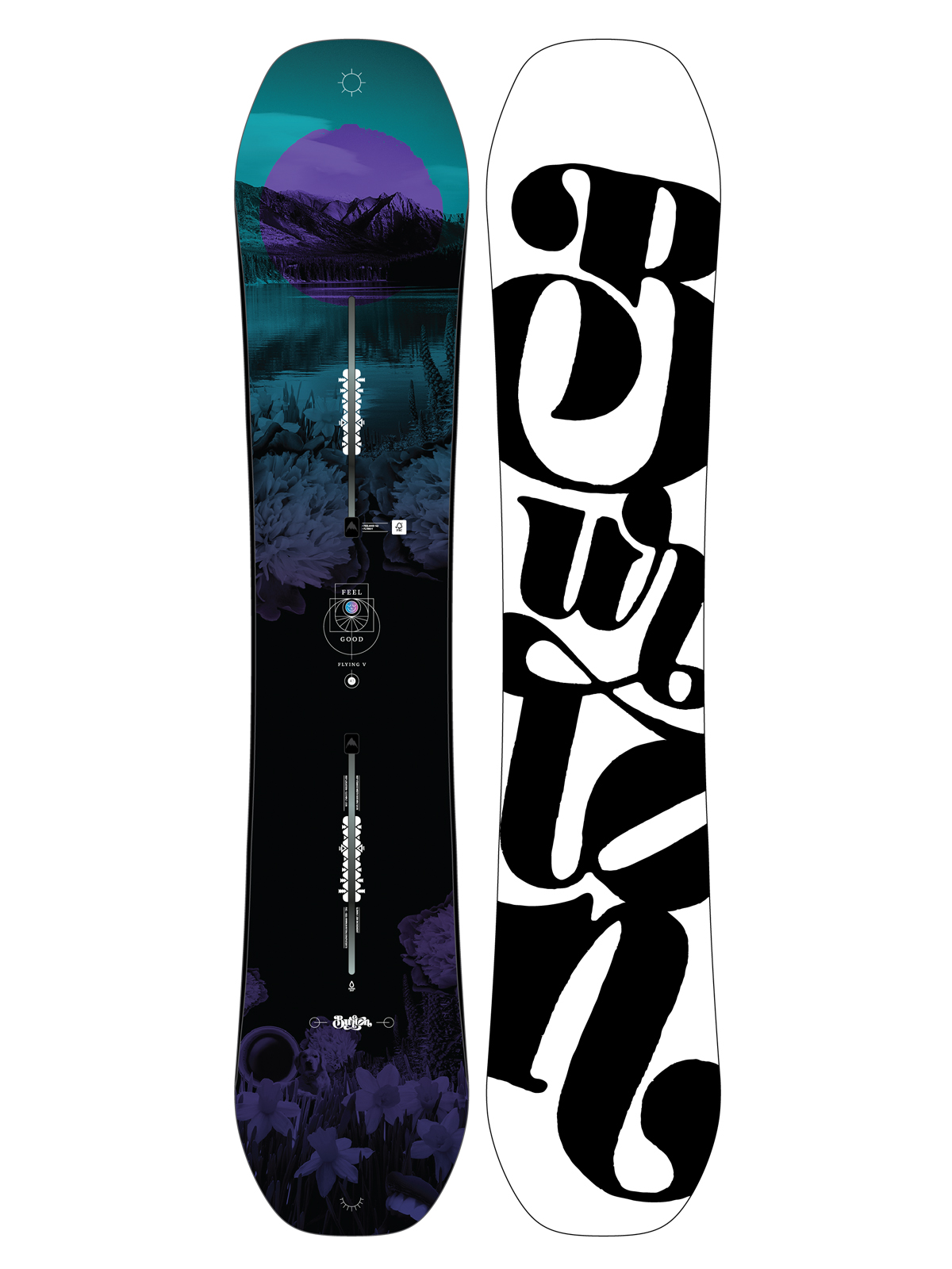 Dámská Snowboard Burton Feelgood Flying V (multi)