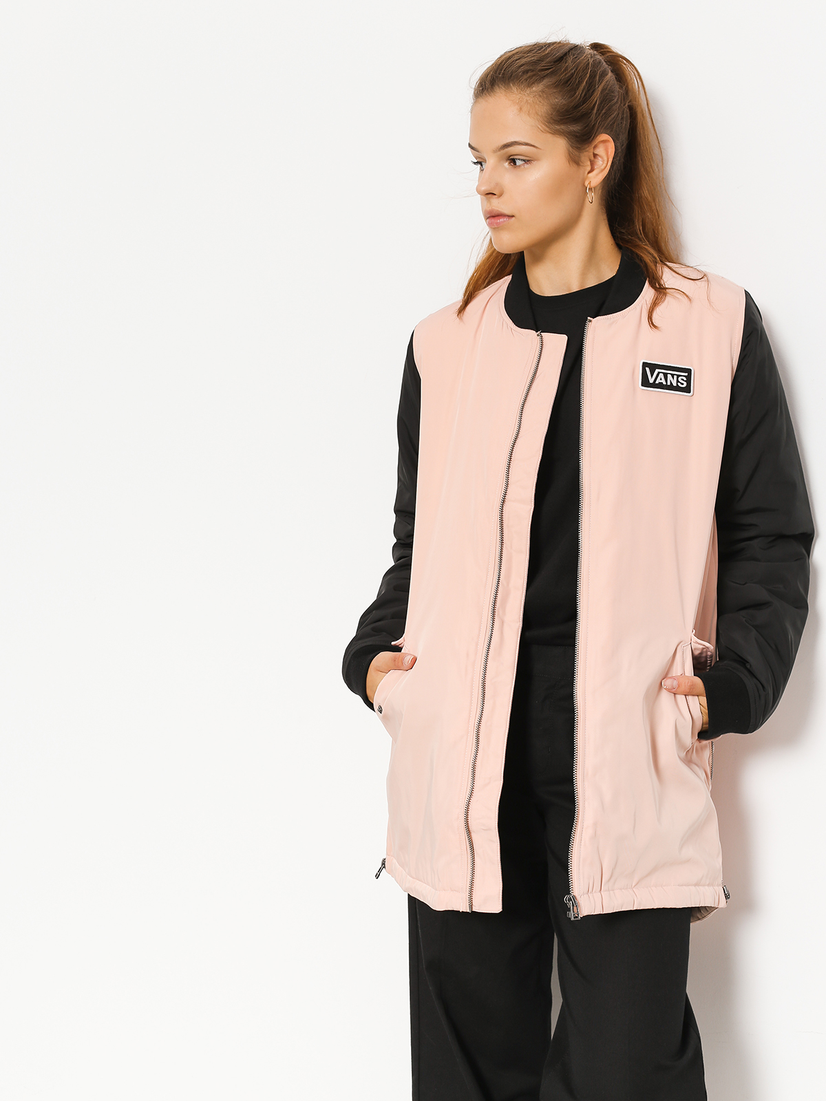 Bunda Vans Boom Boom Long Wmn (rose cloud)