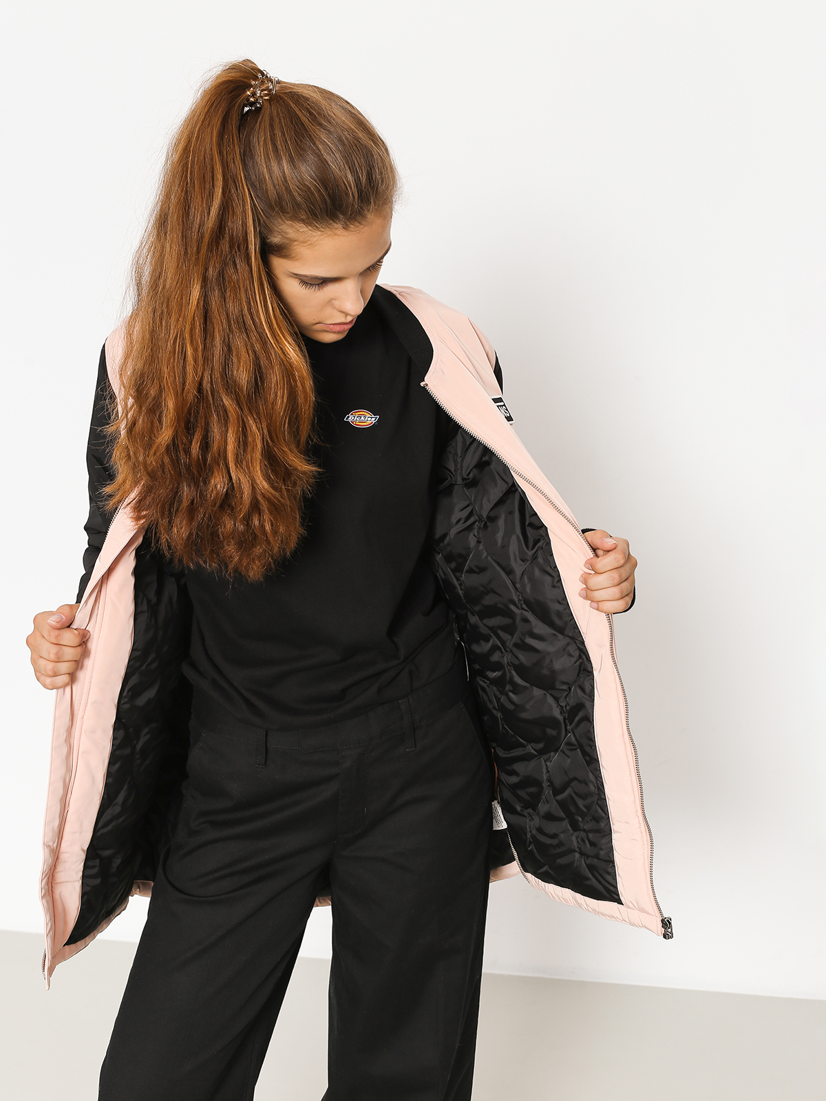 Bunda Vans Boom Boom Long Wmn (rose cloud)