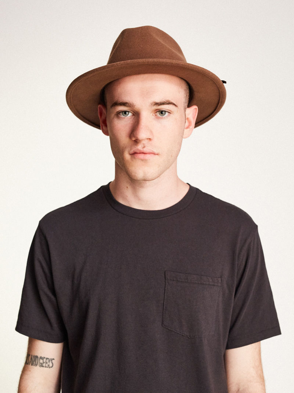 Klobouk Brixton Coleman Fedora - hnědá (dark tan) display picture 2