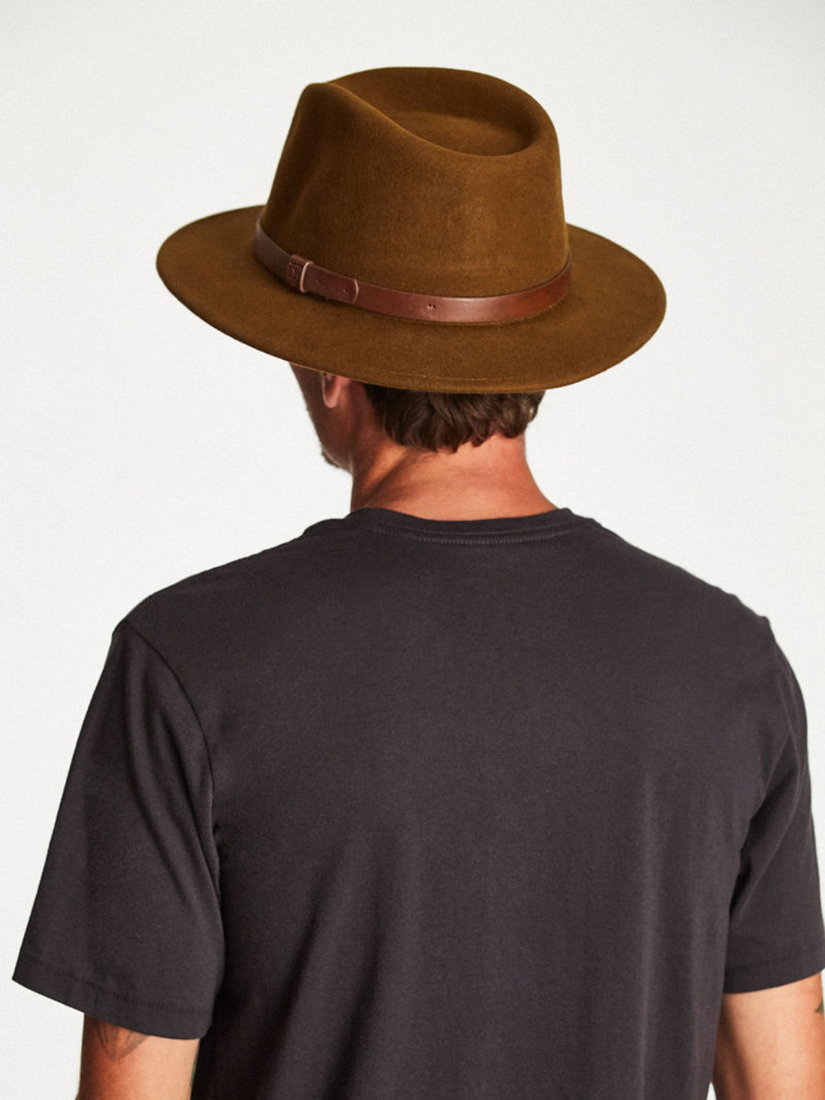 Klobouk Brixton Messer Fedora (coffee)