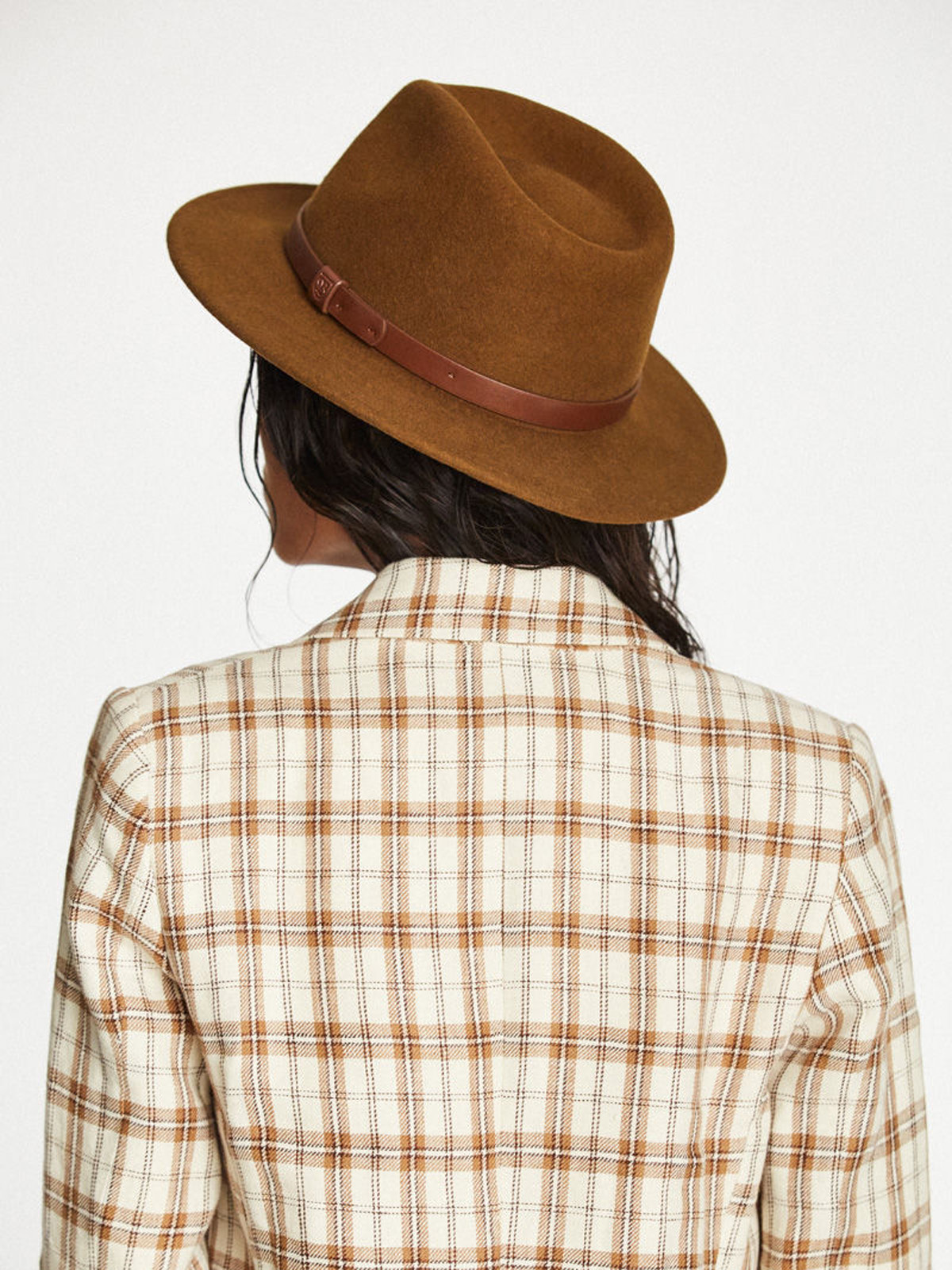 Klobouk Brixton Messer Fedora (coffee)